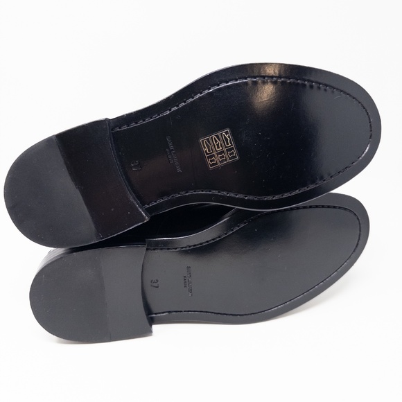 Yves Saint Laurent Black Leather Ranger Boots size 37 EU - Picture 6 of 7